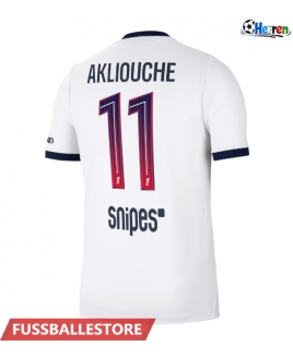 Günstige Paris Saint-Germain Maghnes Akliouche #11 Auswärtstrikot 2026-27 Kurzarm